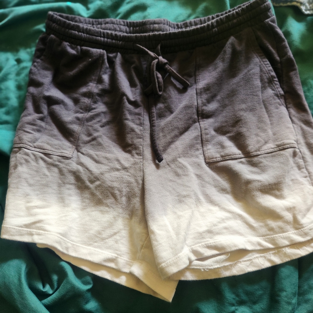 Women's Ombre Gray Shorts